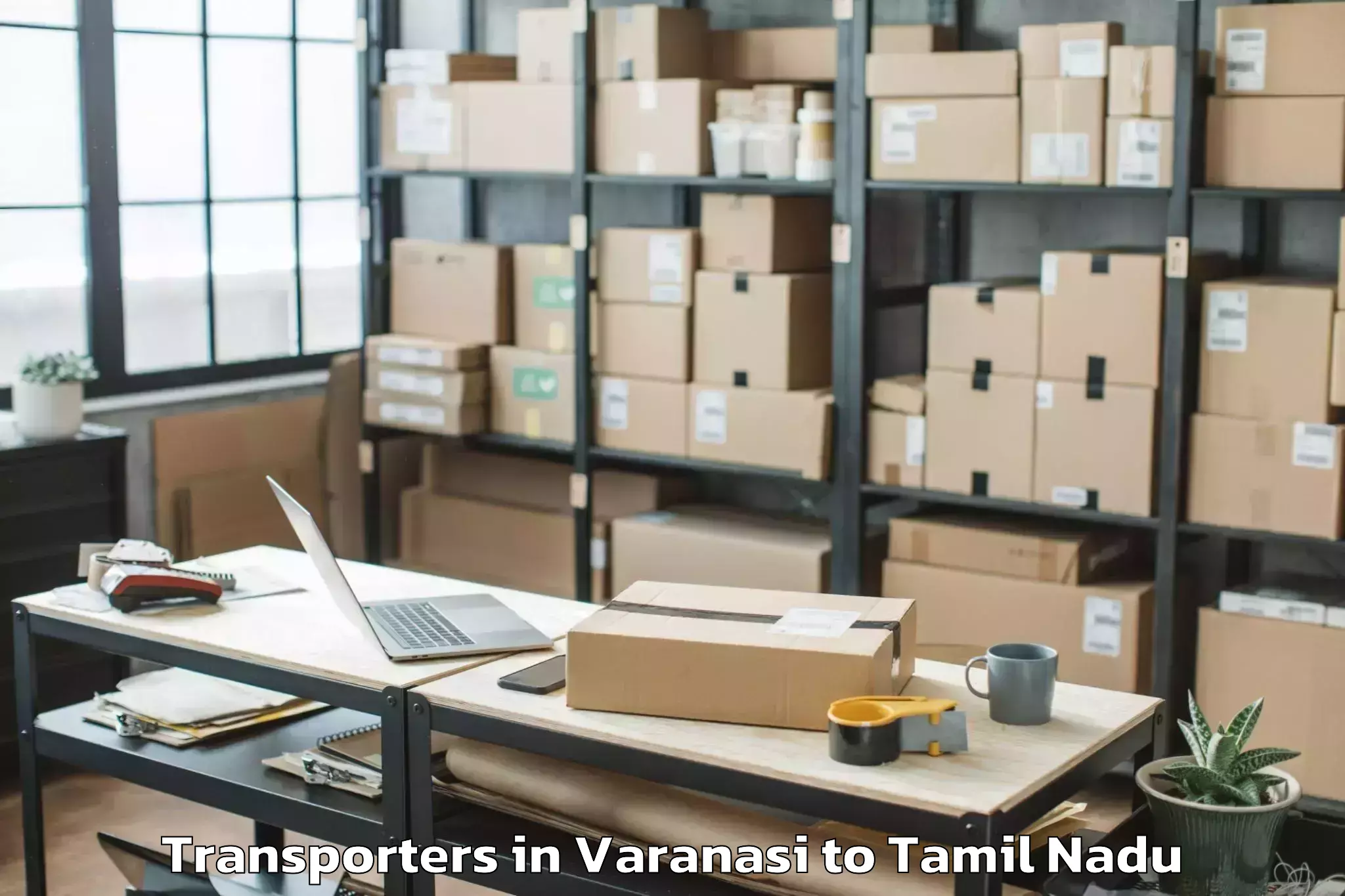 Book Varanasi to Udumalaipettai Transporters Online